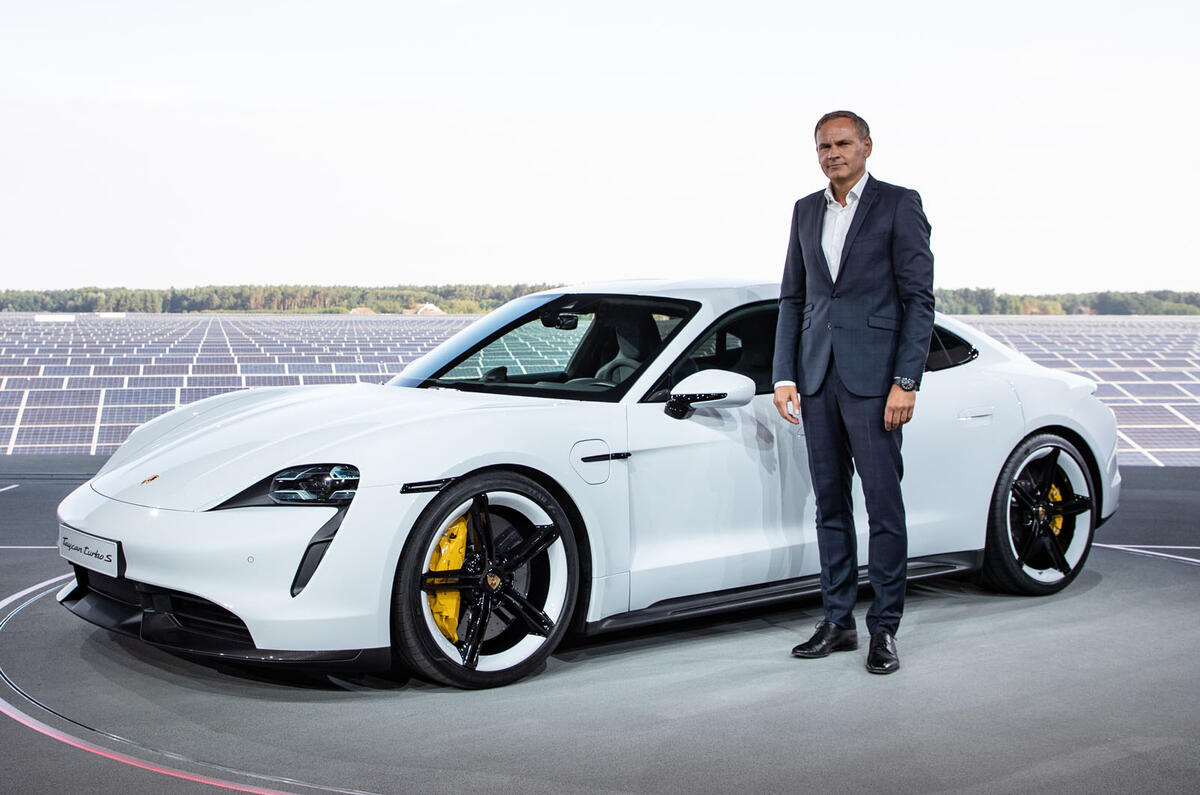 Oliver Blume Porsche Taycan