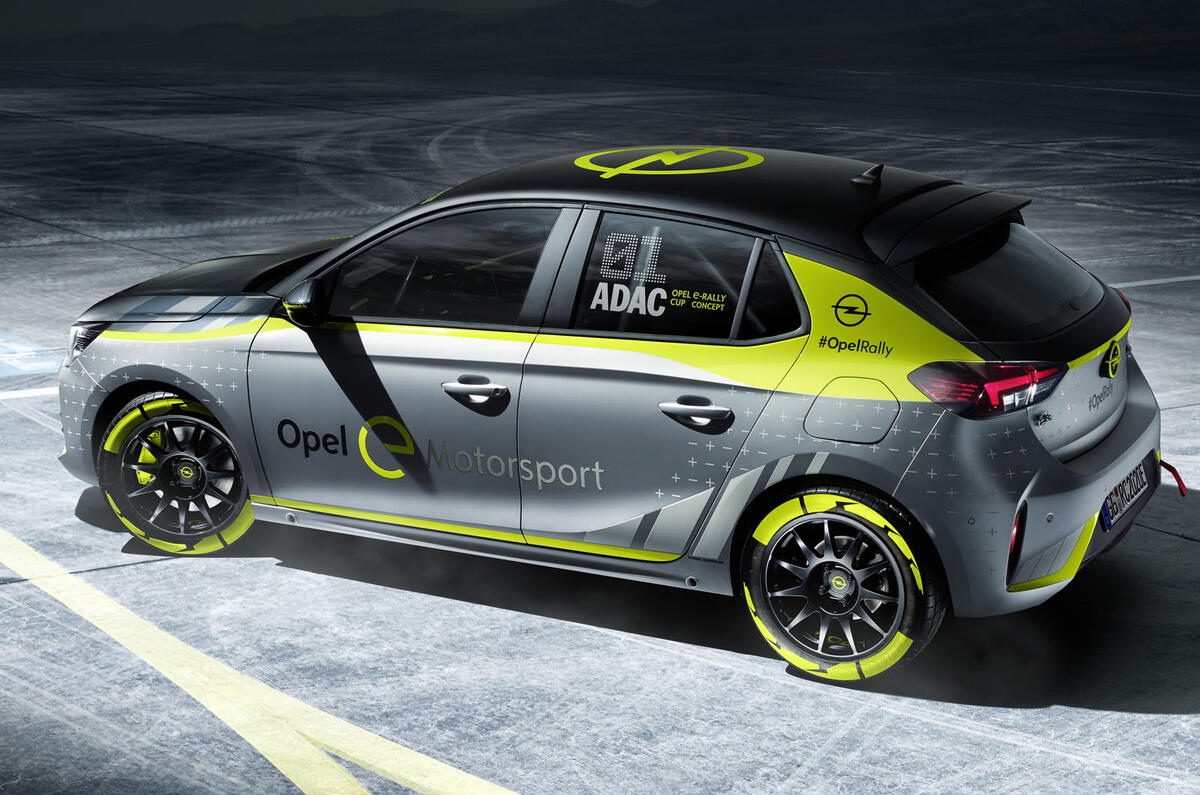 Vauxhall begins testing Corsa-e electric customer rally car | Autocar