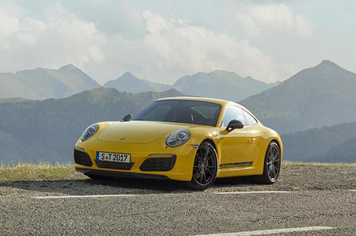 Porsche 911 Carrera T is the lightest 911