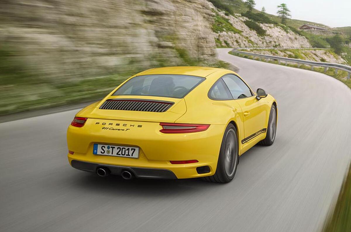 Porsche 911 Carrera T is the lightest 911