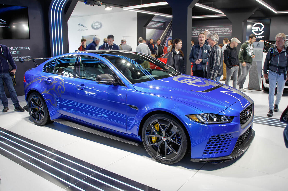 Jaguar XE SV Project 8 takes on Goodwood hill climb - on video | Autocar