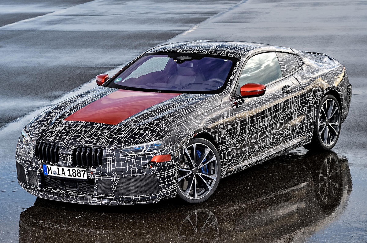 BMW 8 Series: official camouflage pictures and video released