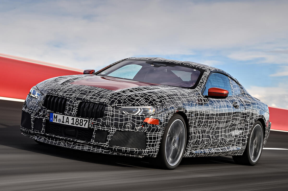 BMW 8 Series: official camouflage pictures and video released