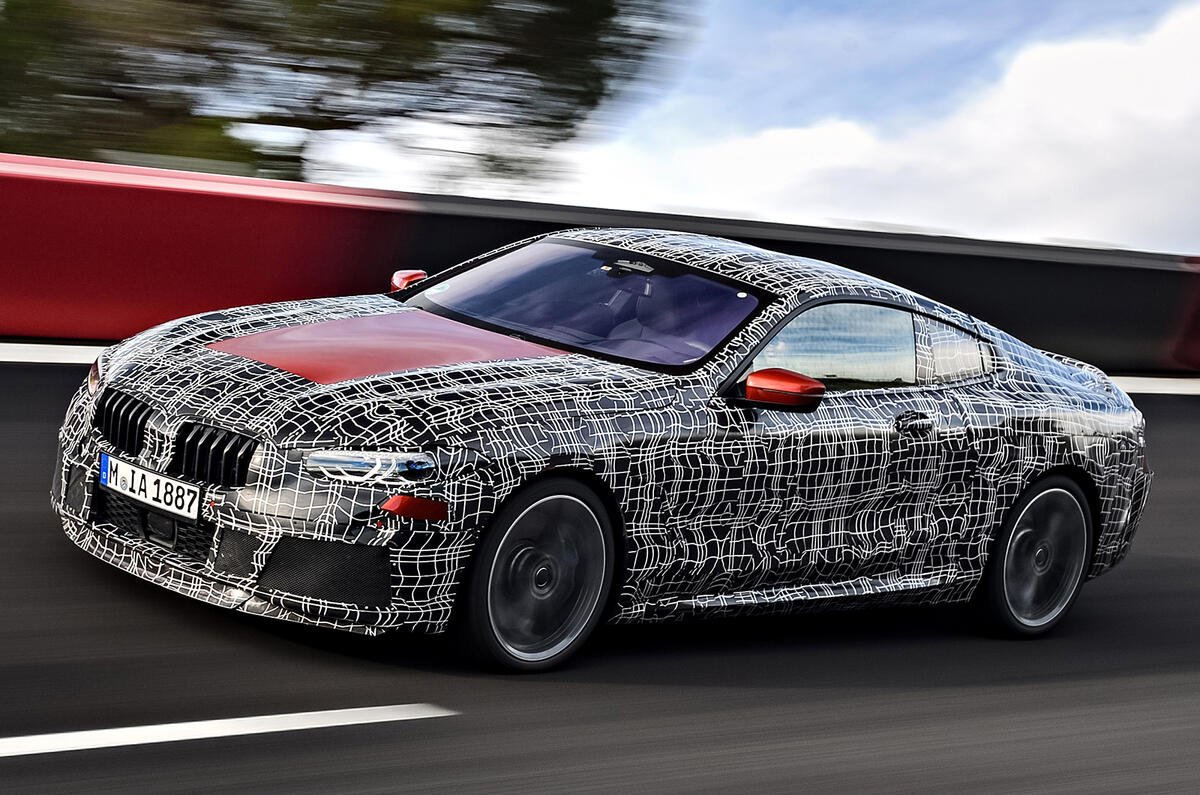 BMW 8 Series: official camouflage pictures and video released