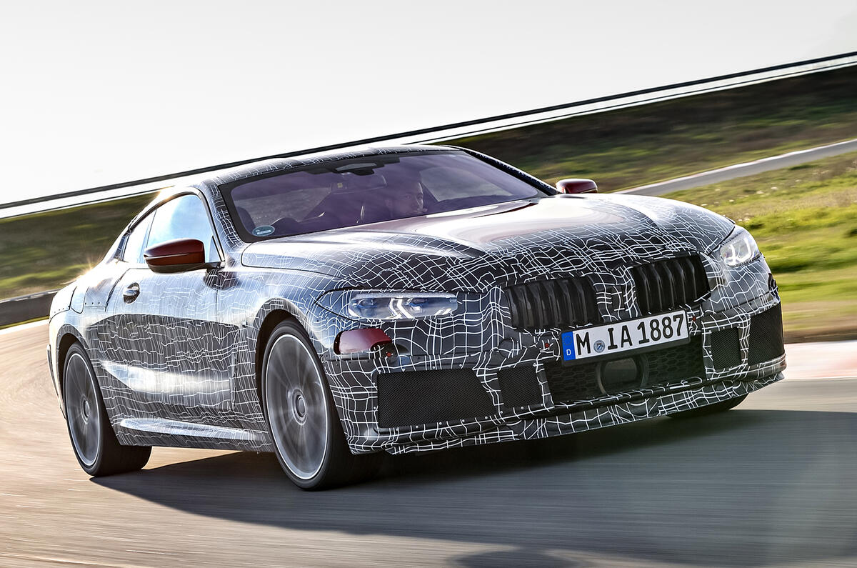 BMW 8 Series: official camouflage pictures and video released