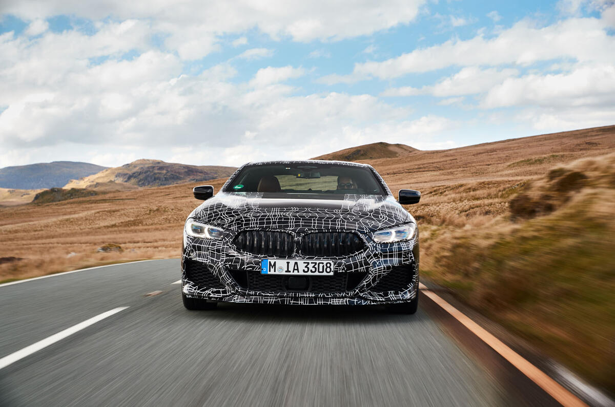 BMW 8 Series: engineers evaluate chassis dynamics on Welsh roads