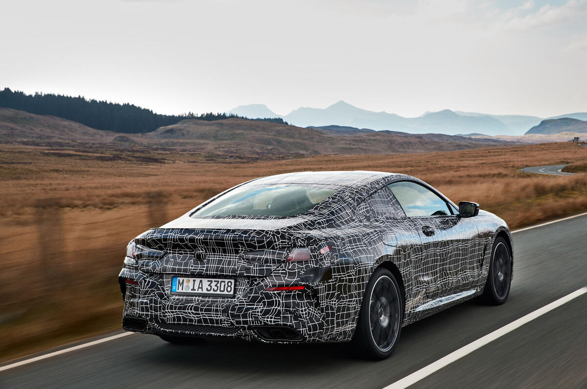 BMW 8 Series: engineers evaluate chassis dynamics on Welsh roads