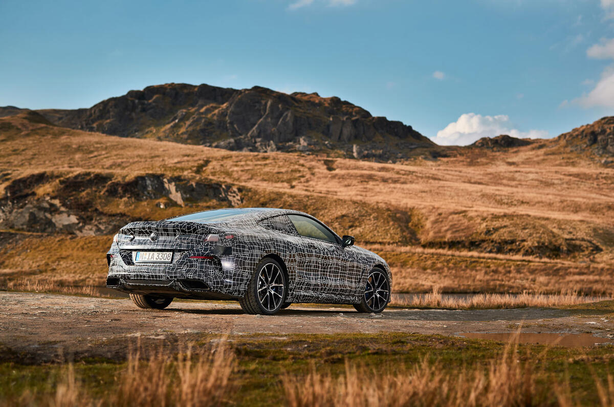 BMW 8 Series: engineers evaluate chassis dynamics on Welsh roads