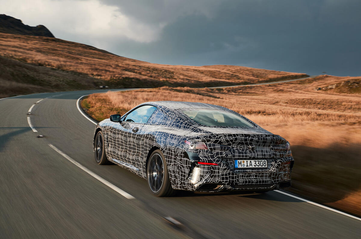BMW 8 Series: engineers evaluate chassis dynamics on Welsh roads