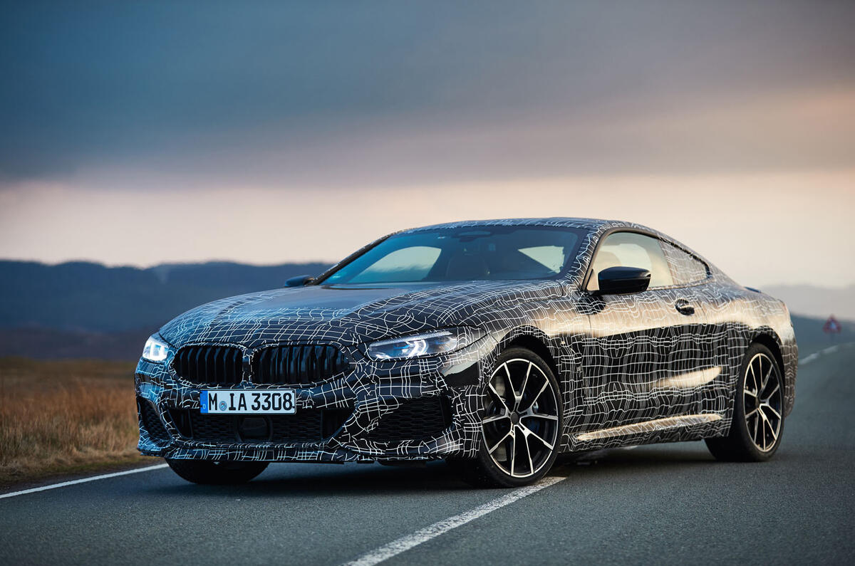 BMW 8 Series: engineers evaluate chassis dynamics on Welsh roads