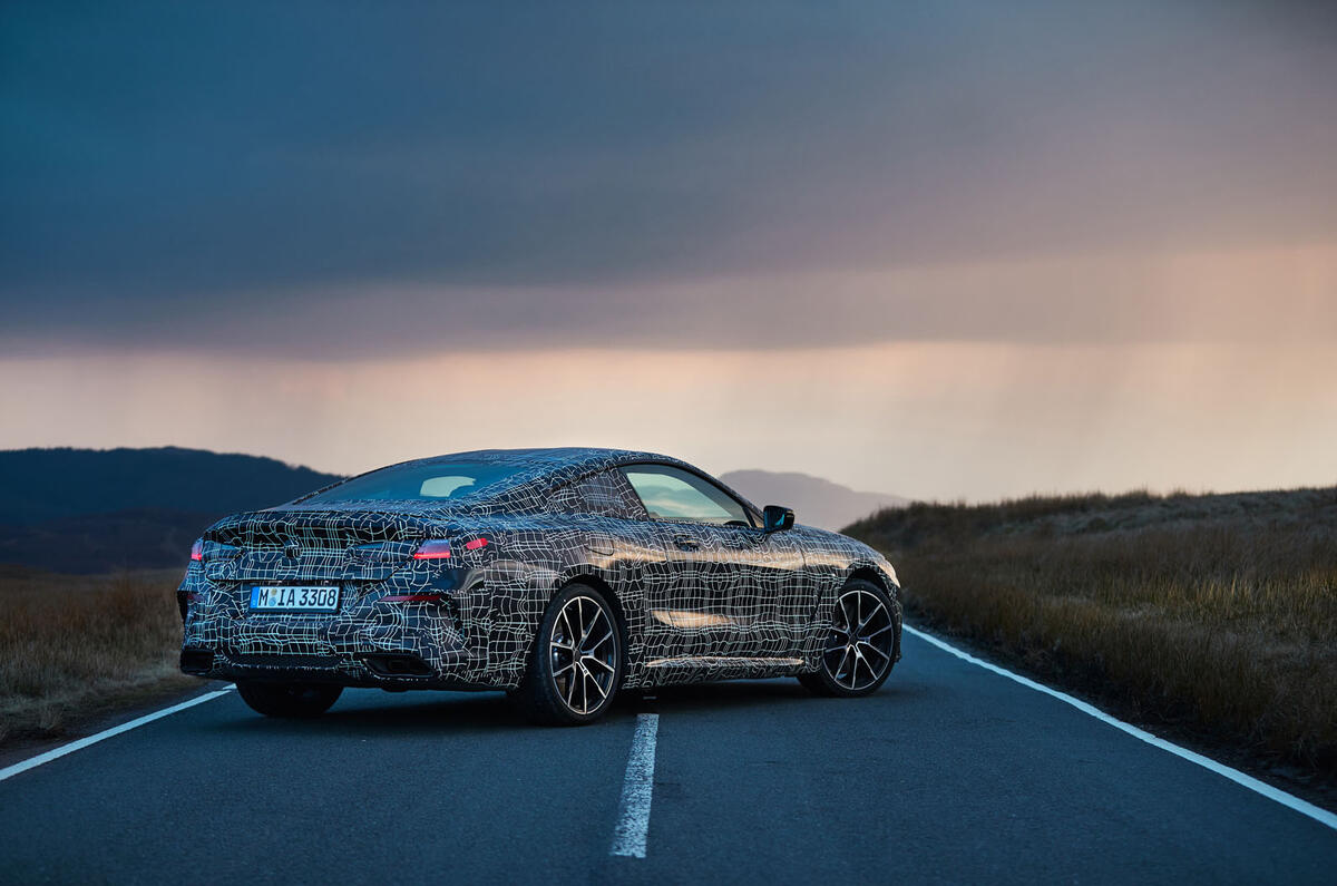 BMW 8 Series: engineers evaluate chassis dynamics on Welsh roads