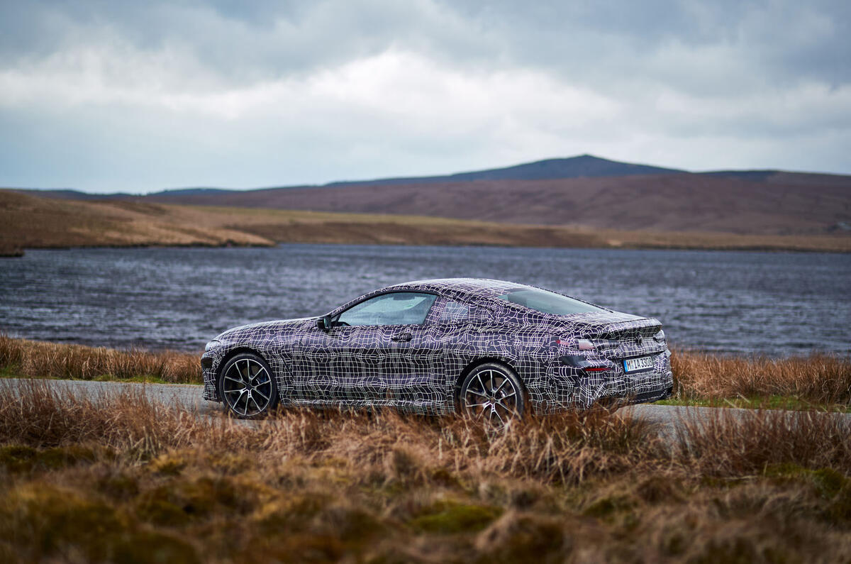 BMW 8 Series: engineers evaluate chassis dynamics on Welsh roads
