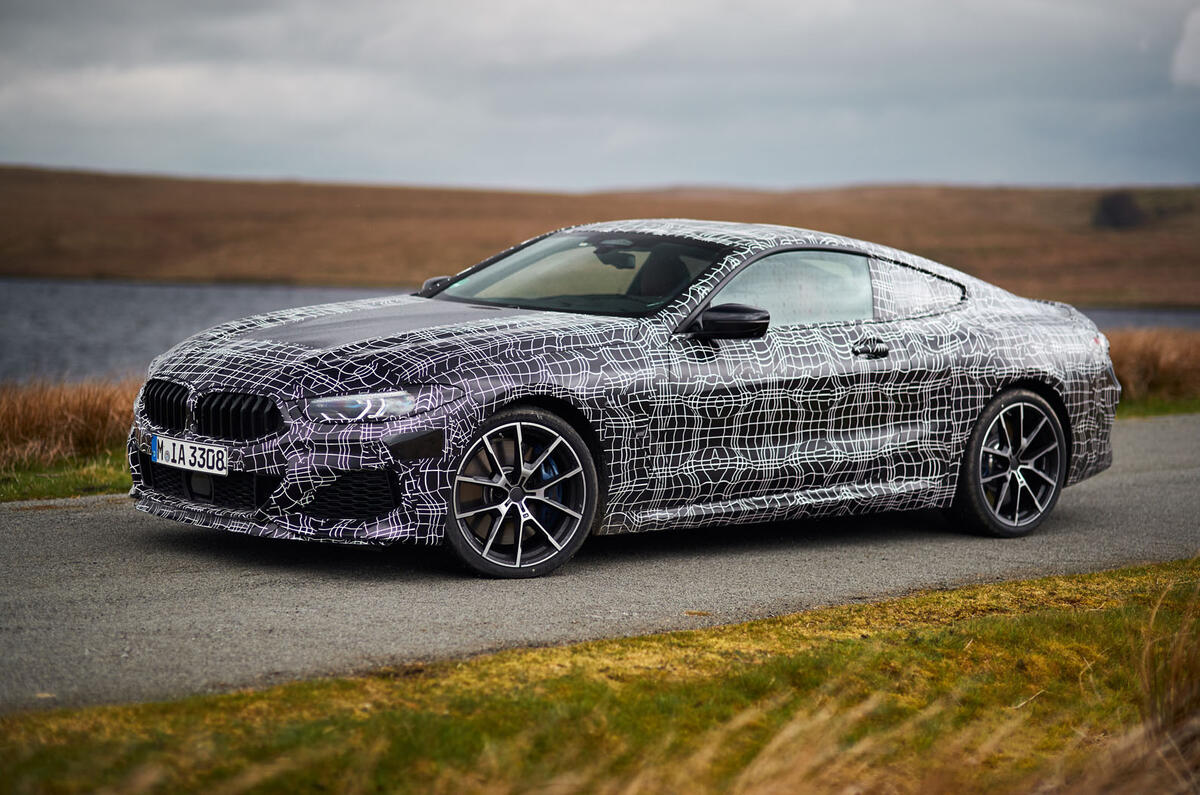 BMW 8 Series: engineers evaluate chassis dynamics on Welsh roads