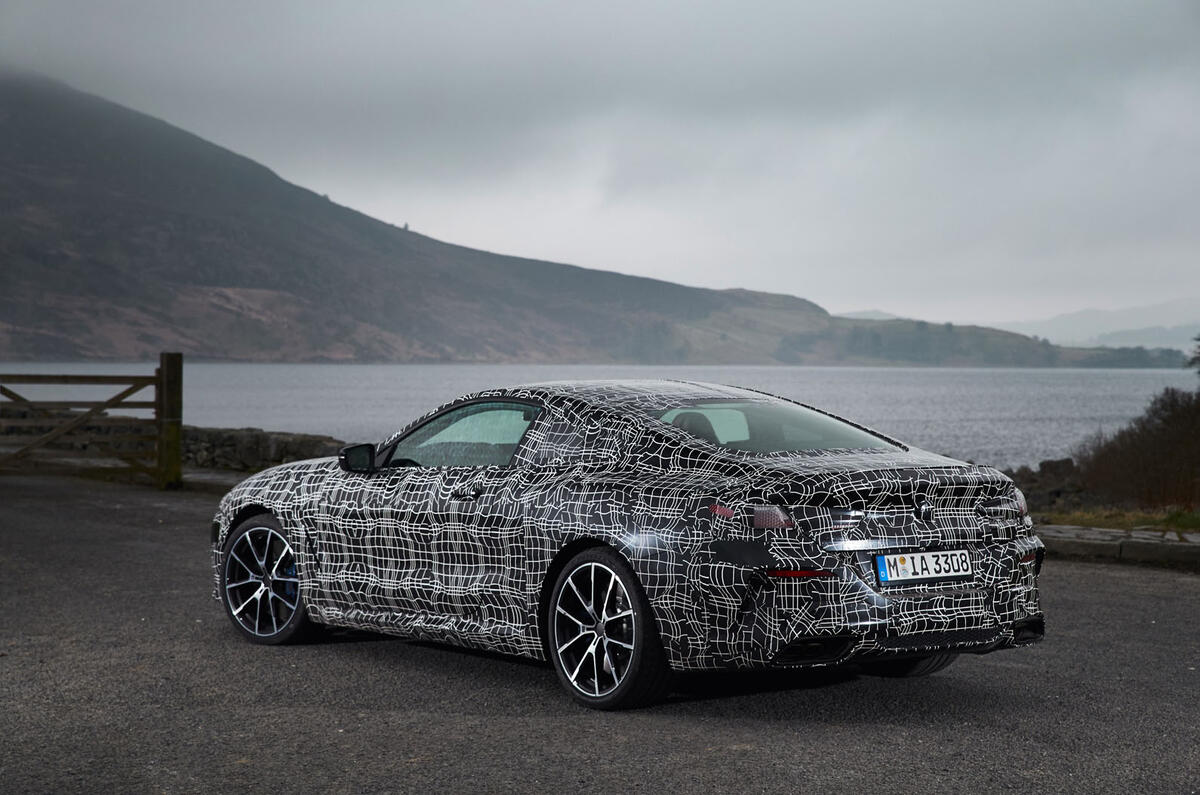 BMW 8 Series: engineers evaluate chassis dynamics on Welsh roads