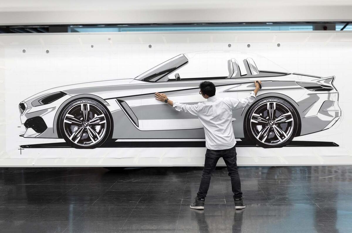 Bmw Z4 Designer Calvin Luk On The New Roadster S Look Autocar Learn how to draw bmw car pictures using these outlines or print just for coloring. bmw z4 designer calvin luk on the new