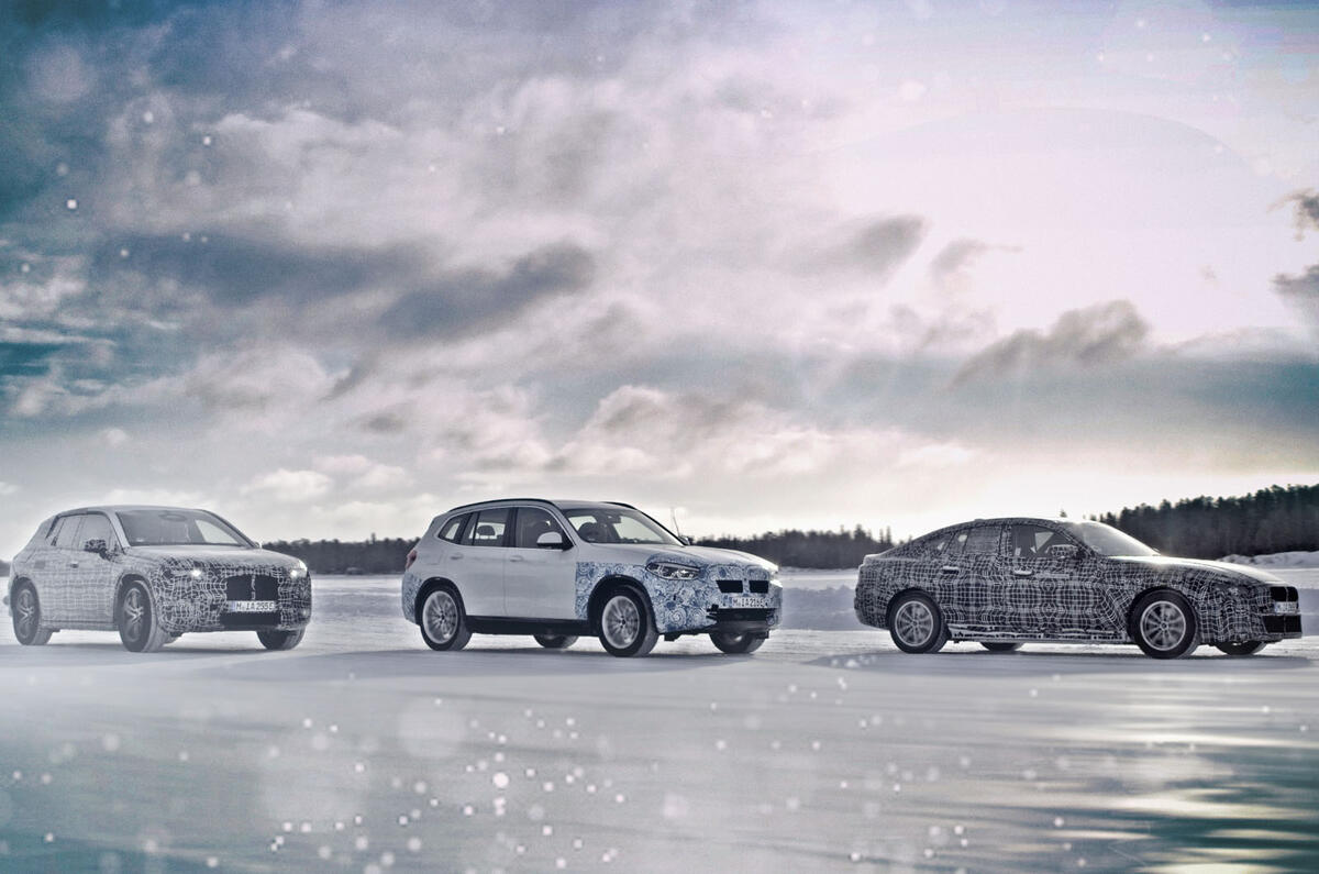 BMW i4 winter testing