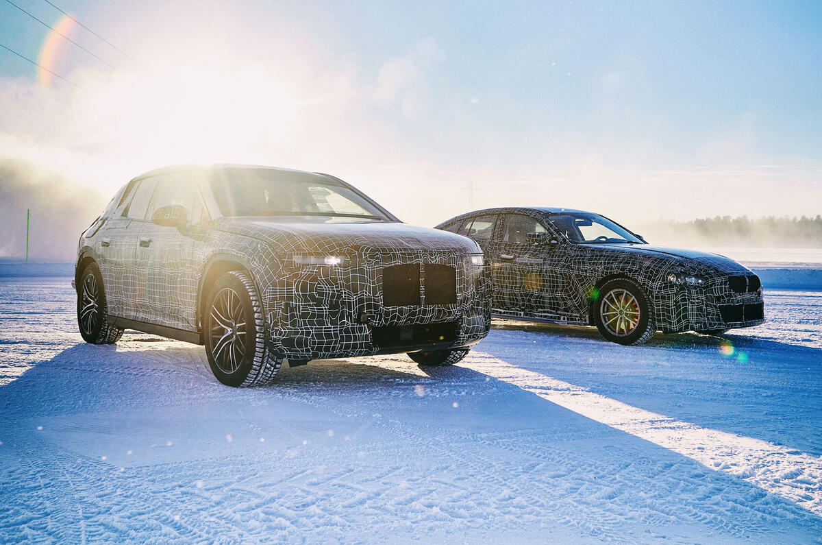 BMW i4 winter testing