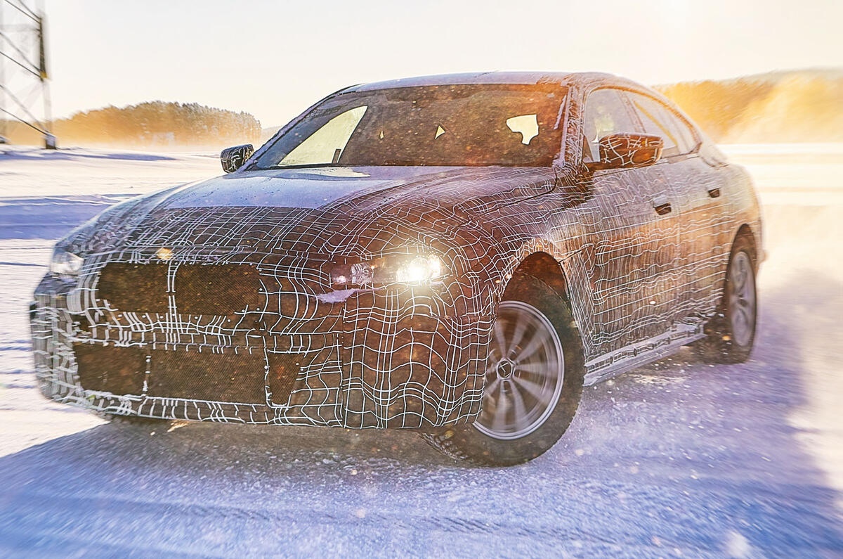 BMW BMW i4 winter testing