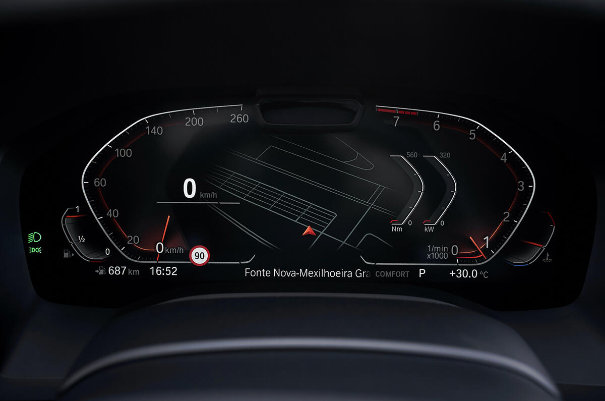 BMW 8 Series Gran Coupe 2019 UK first drive review - instruments