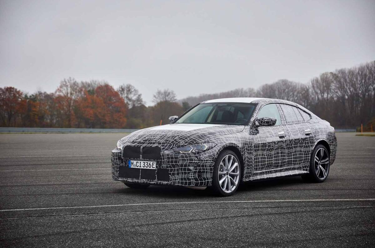 BMW i4 front side
