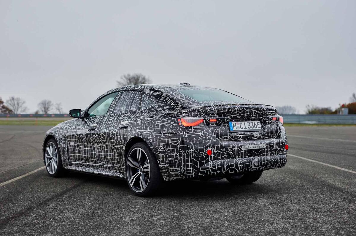 BMW i4 side rear