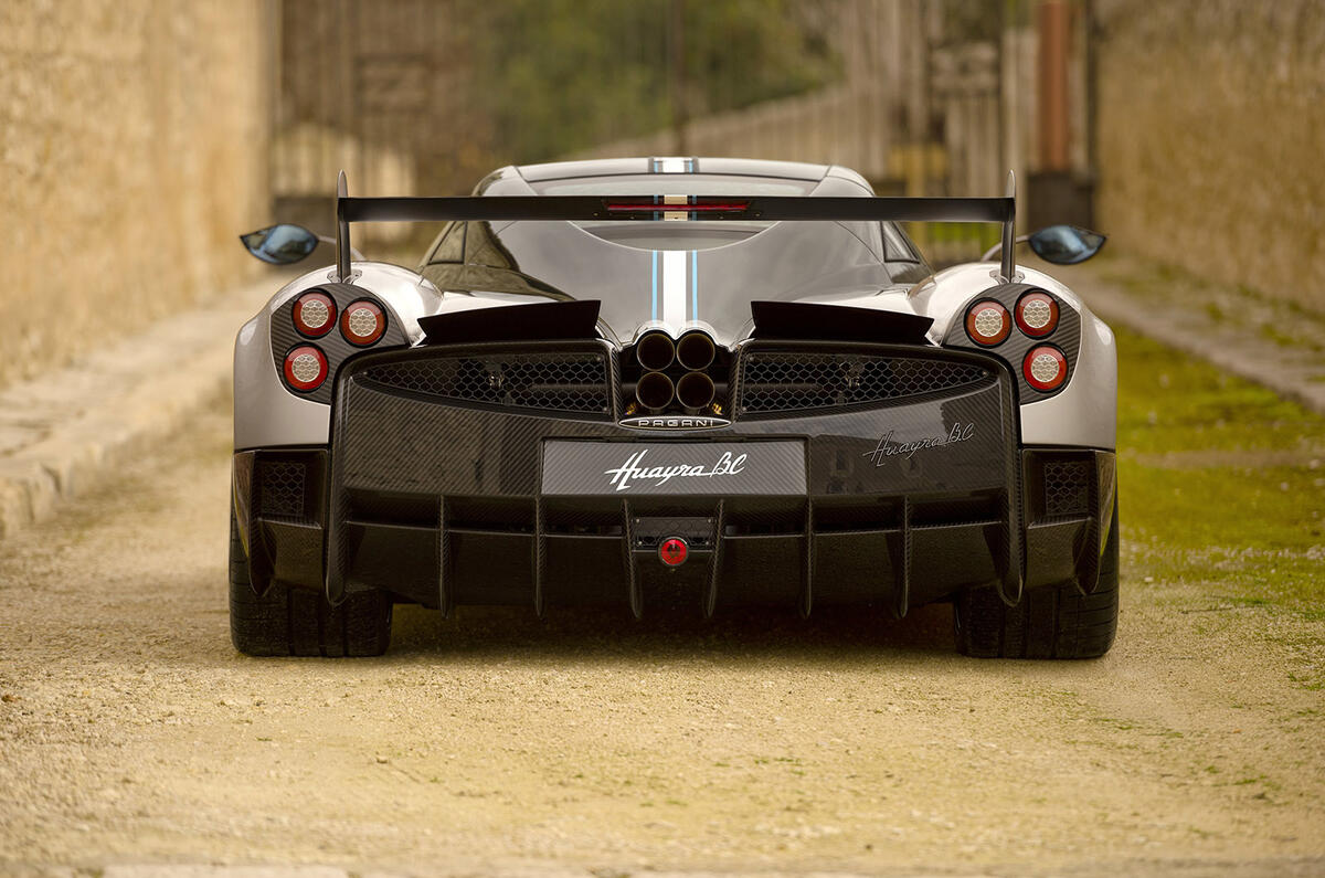 Pagani Huayra BC at Geneva 740bhp, V12engined supercar in detail