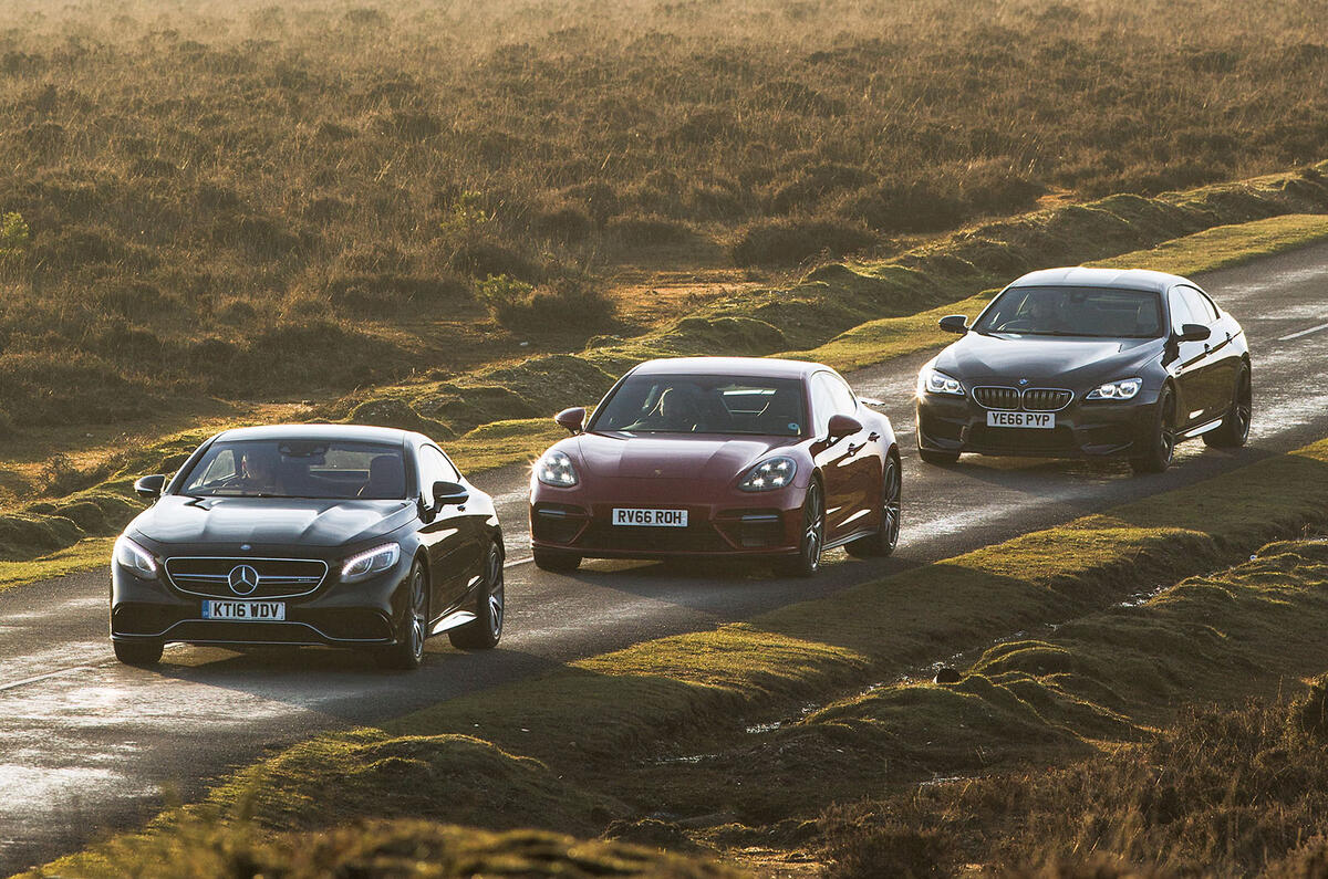 Porsche Panamera Turbo V Bmw M6 Gran Coupe V Mercedes Amg S63 Coupe Autocar