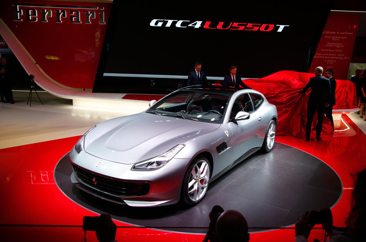 Ferrari GTC4 Lusso T at the Paris motor show 2016 - show report and gallery