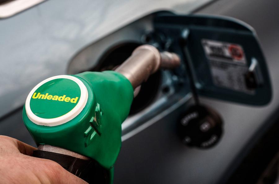 Unleaded petrol fill-up