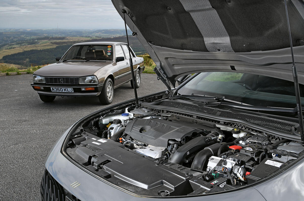 Lion kings: the Peugeot 508 PSE meets the 505 GTi | Autocar