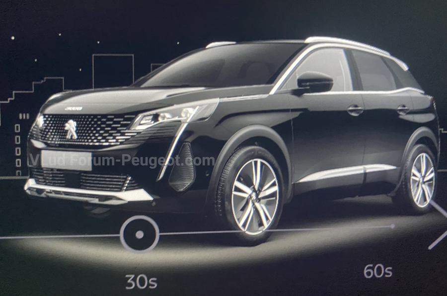 Peugeot 3008 facelift leaked images front side