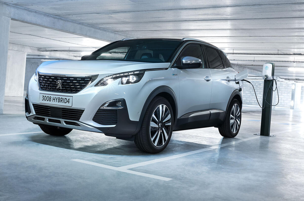 Peugeot 3008 hybrid hot sale charging