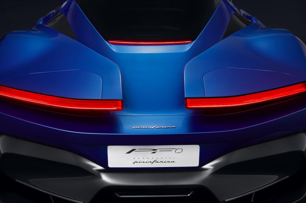 Pininfarina PF0 rear teaser