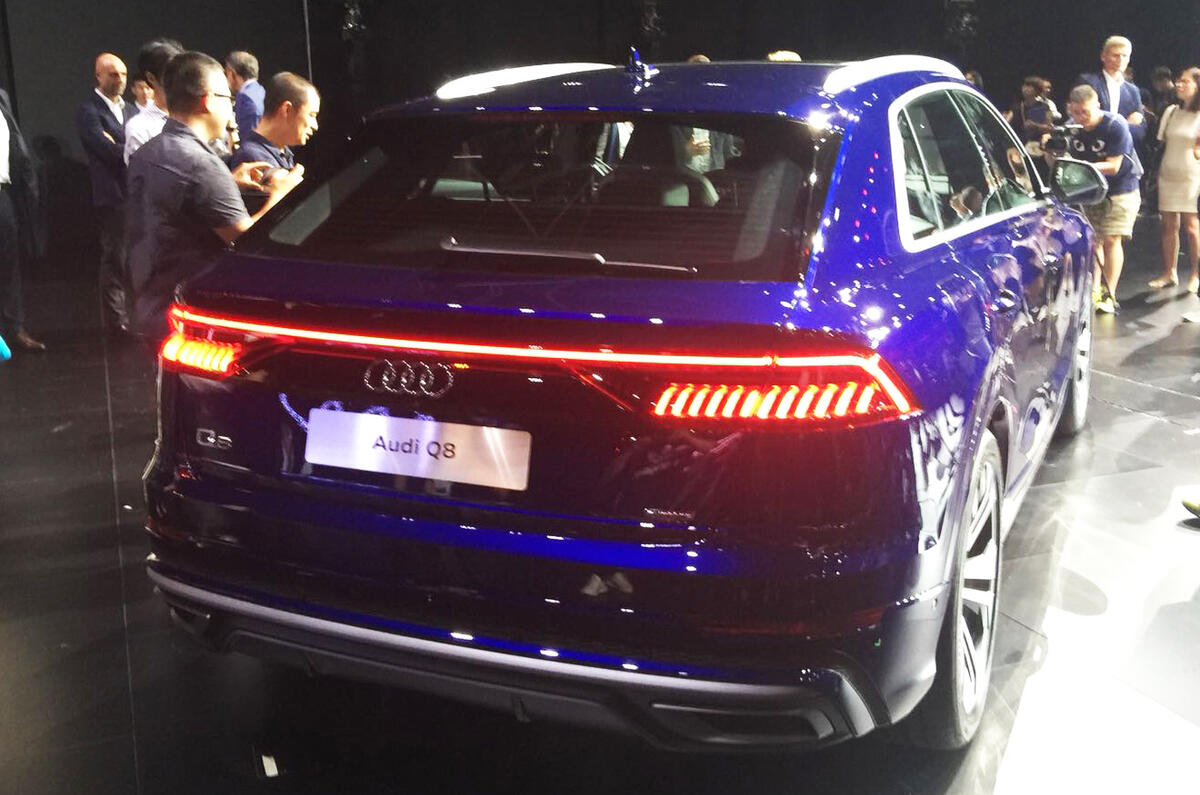 Audi Q8 Suv Range Rover Sport And Bmw X6 Rival Launched Autocar