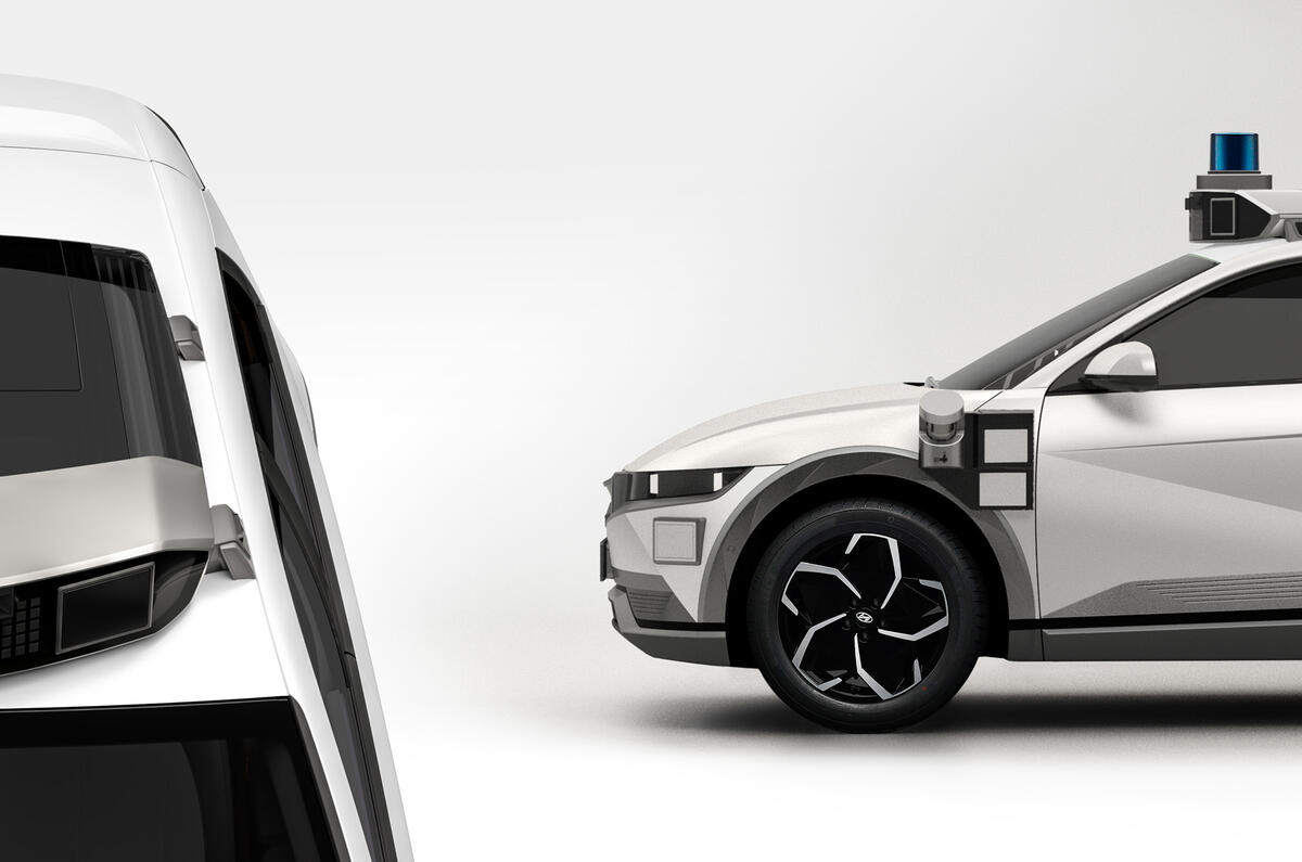 Hyundai reveals selfdriving Ioniq 5 'robotaxi' Autocar