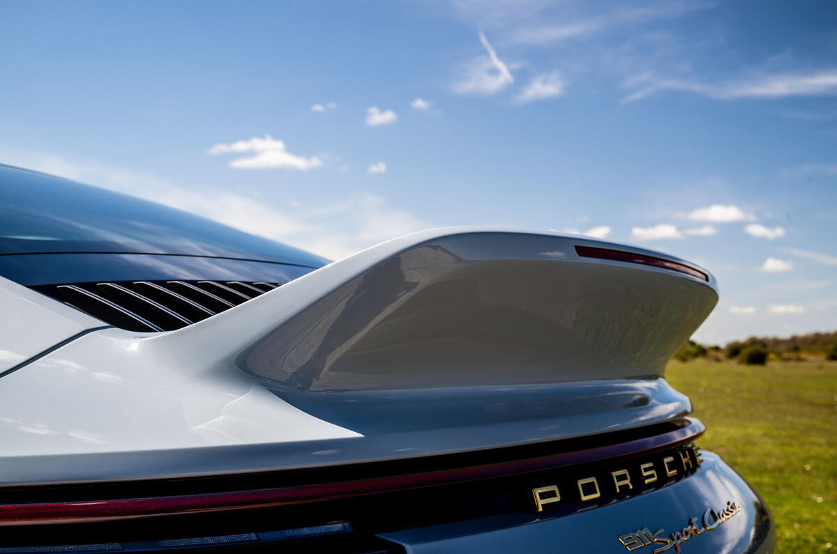 porsche 911 sport classic 2023 17 spoiler ductail