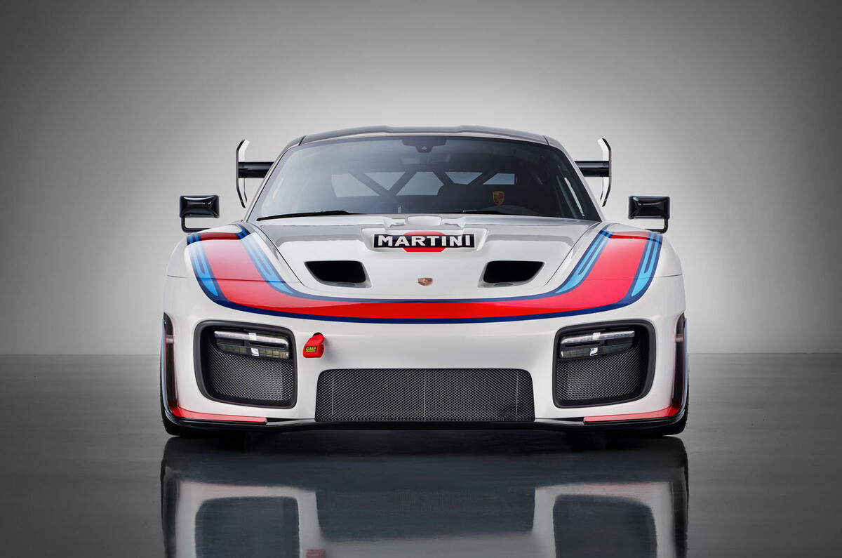 Porsche 935 race car 2018 reveal nose