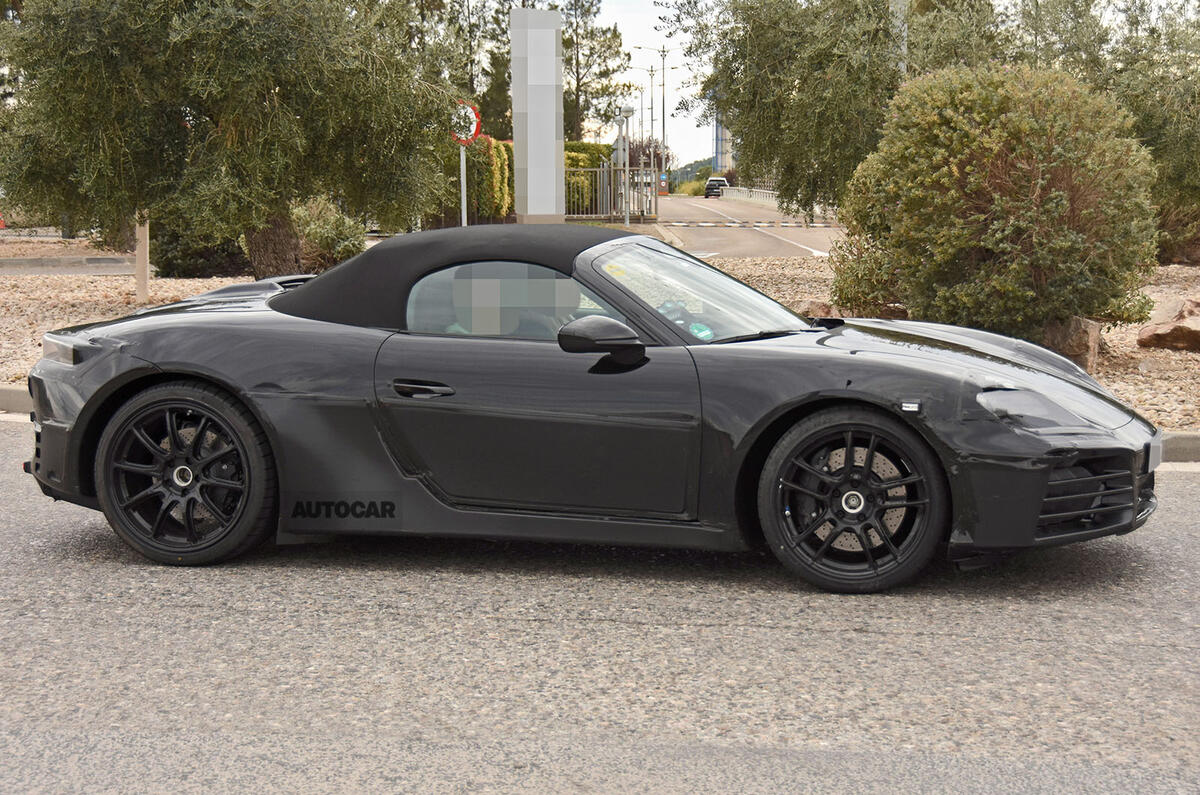 Porsche Boxster EV правая сторона