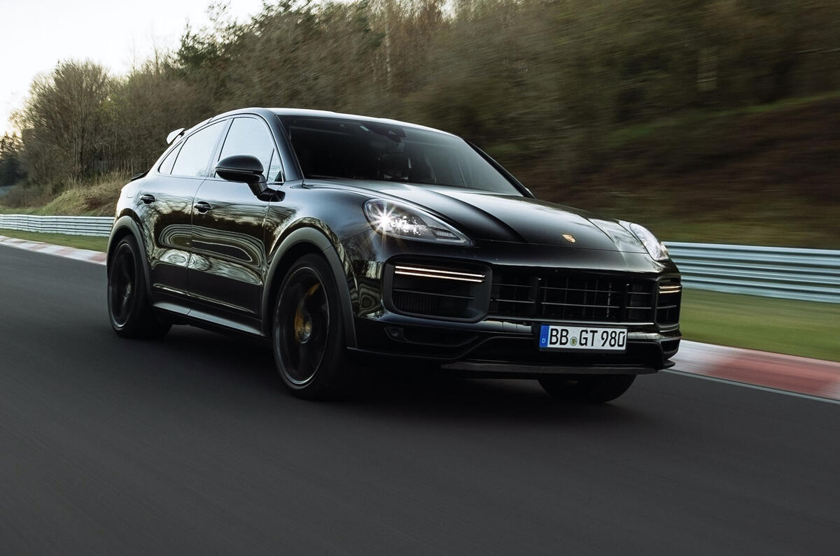 پورشه کاین توربو gt در نوربرگ رینگ