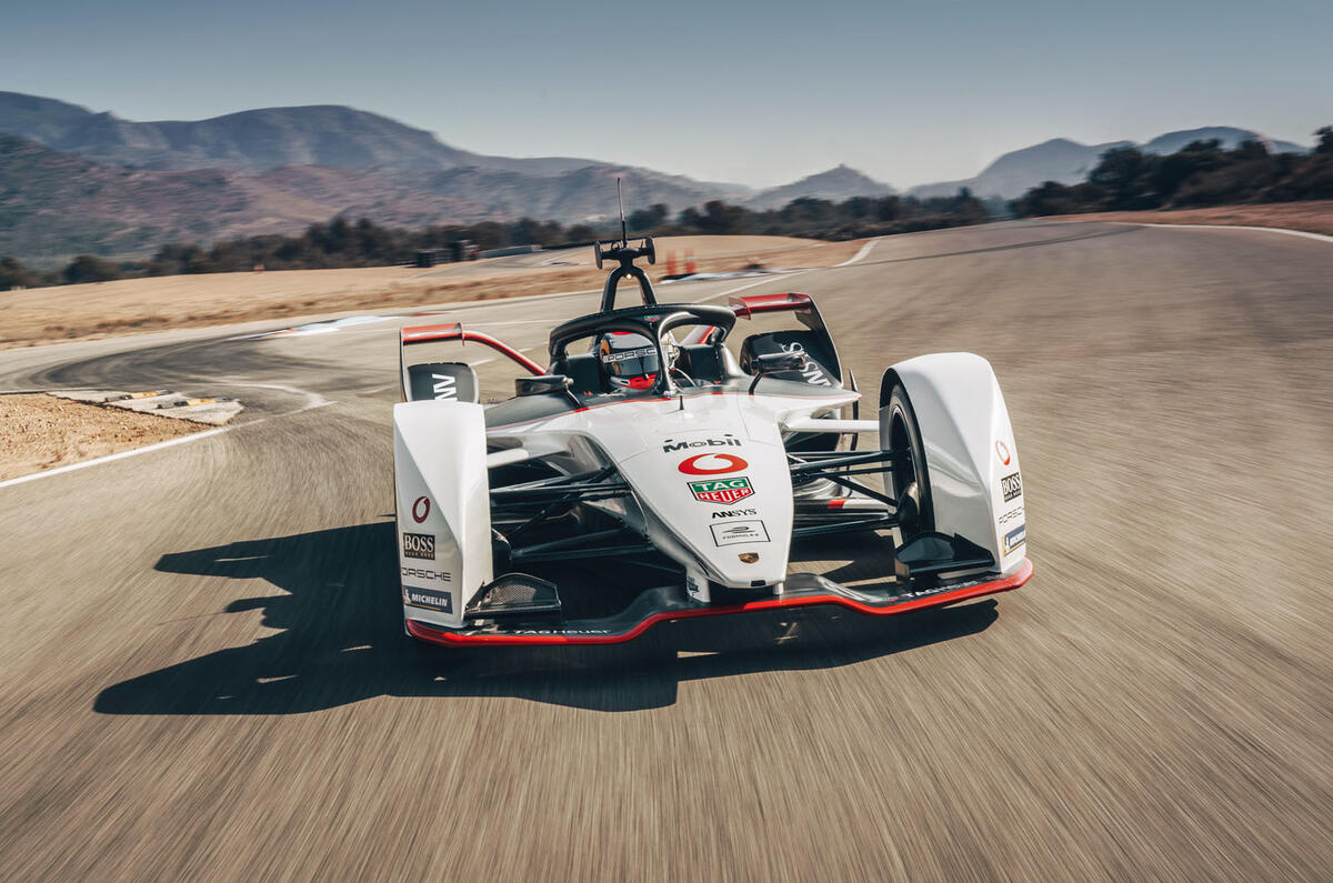 Porsche 99X Formula E racer