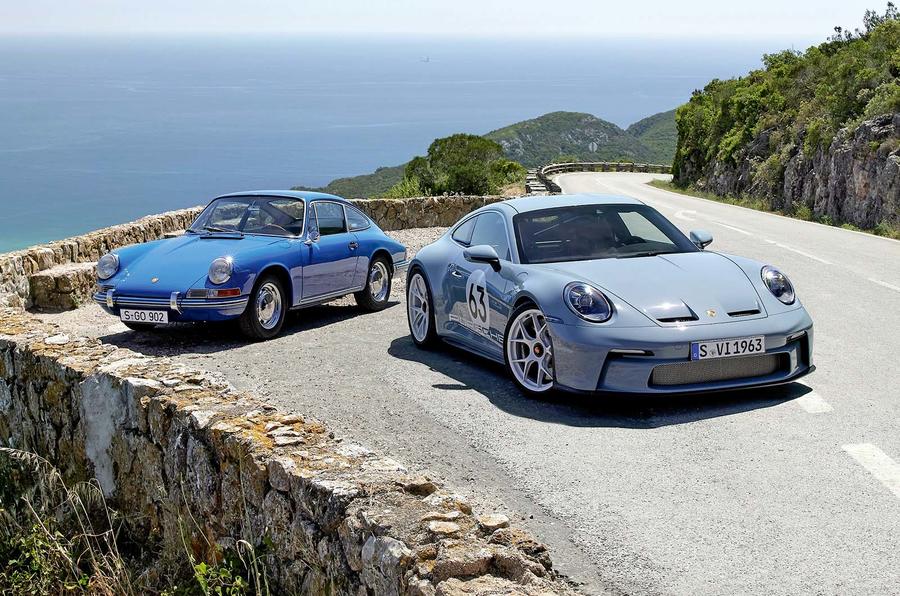 Porsche 911 old and new