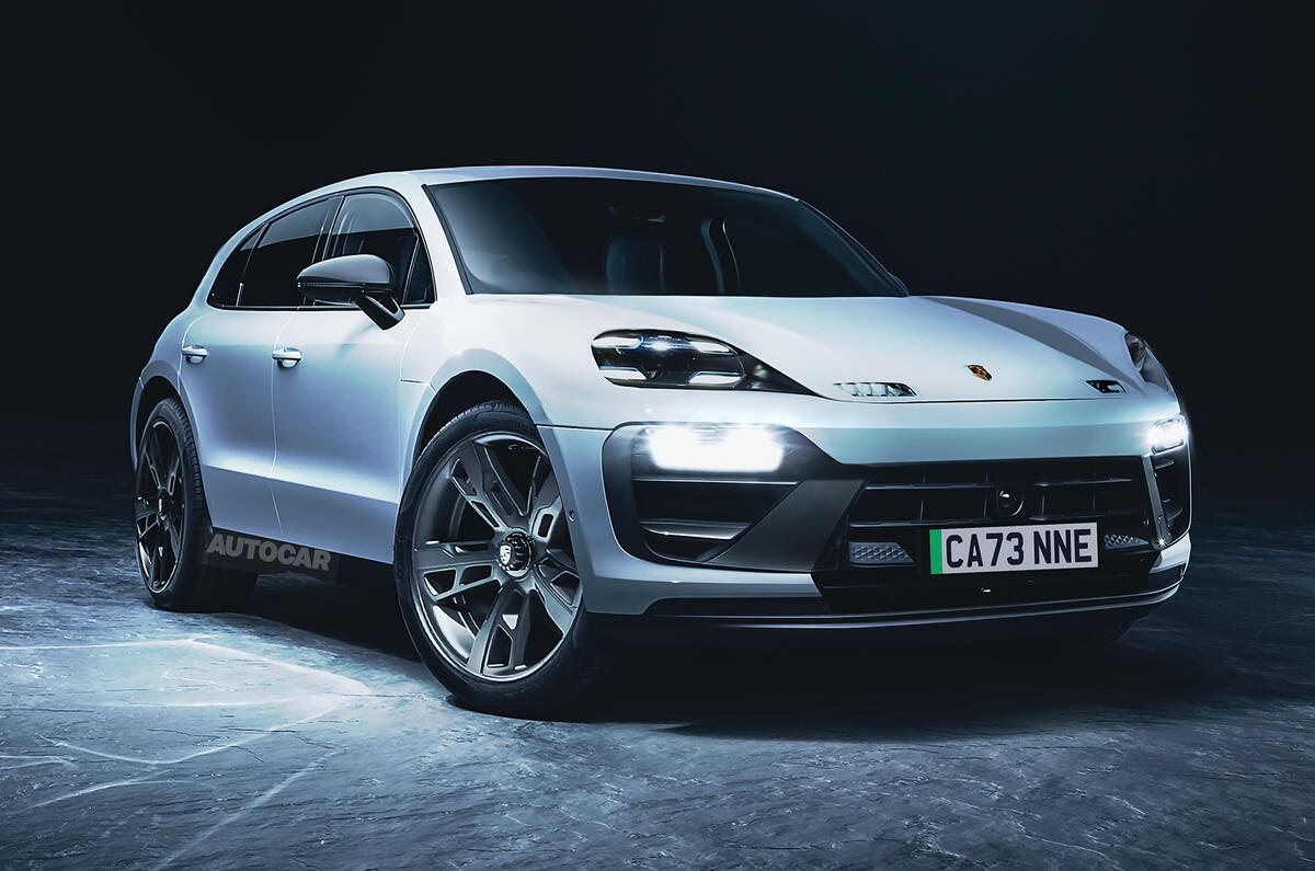 porsche cayenne ev render