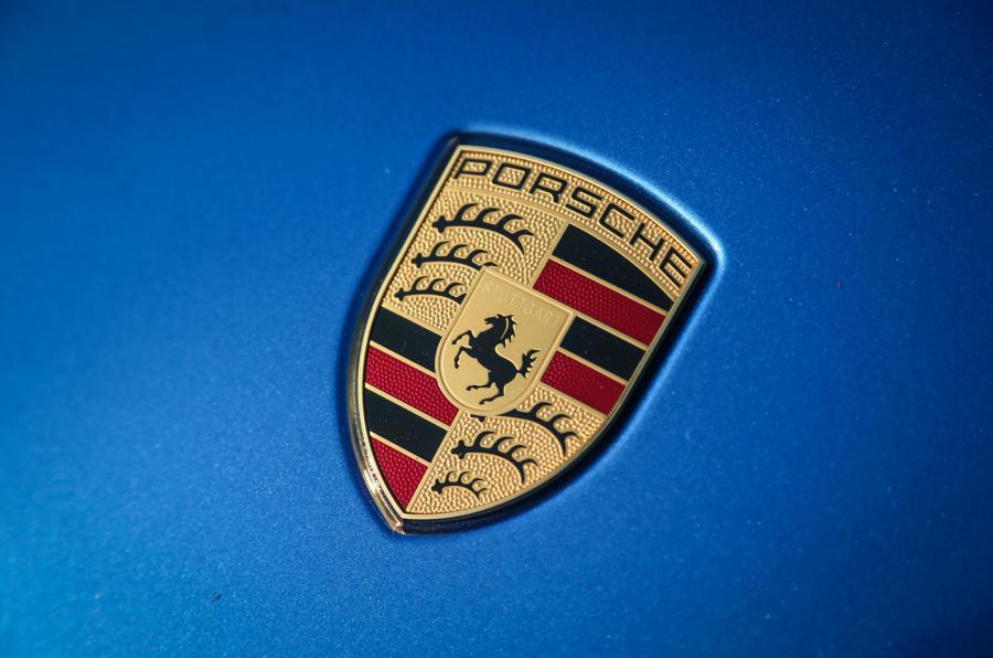 Porsche logo blue