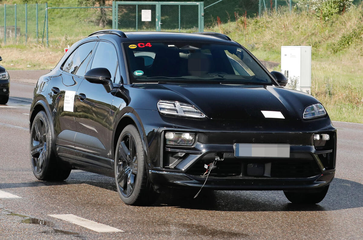 Porsche Macan EV Front 3 4
