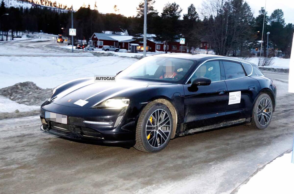 Porsche Taycan Cross Turismo front side