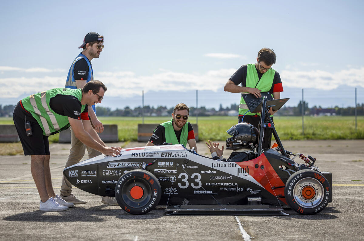 Swiss student team sets new EV acceleration record | Autocar
