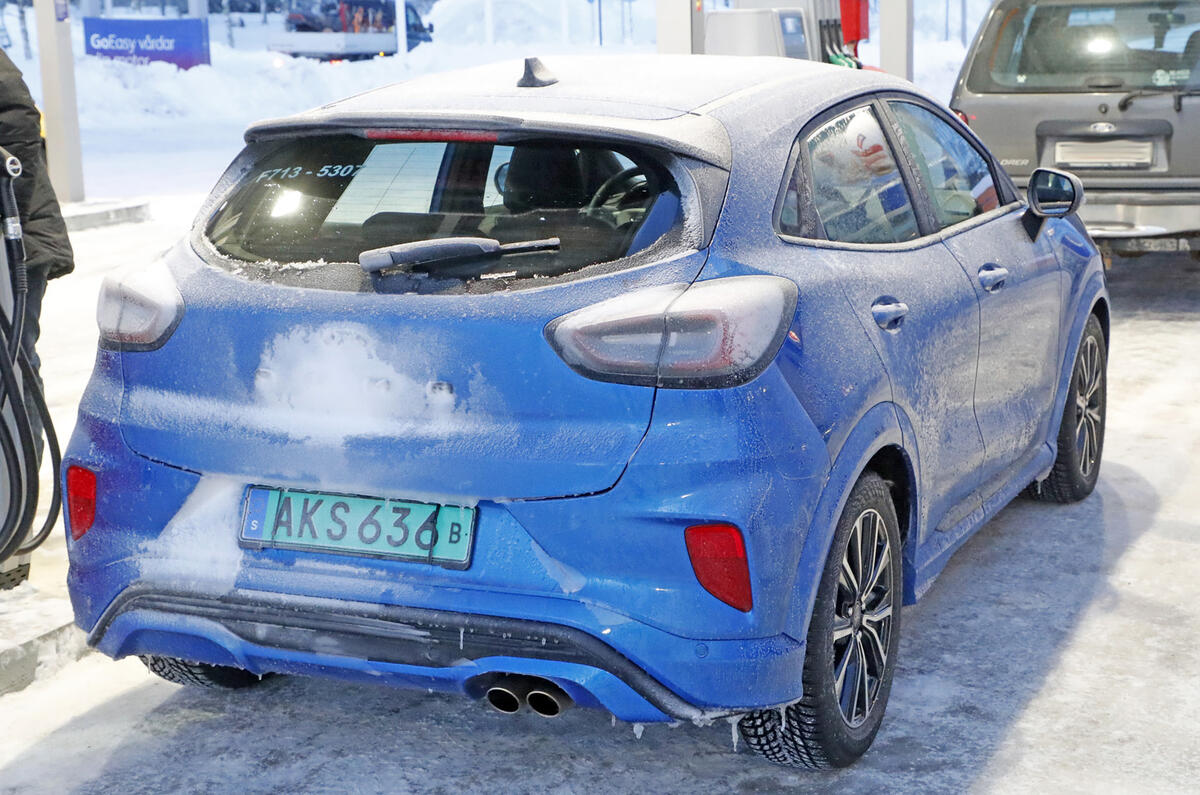 2020 Ford Puma ST prototype - rear
