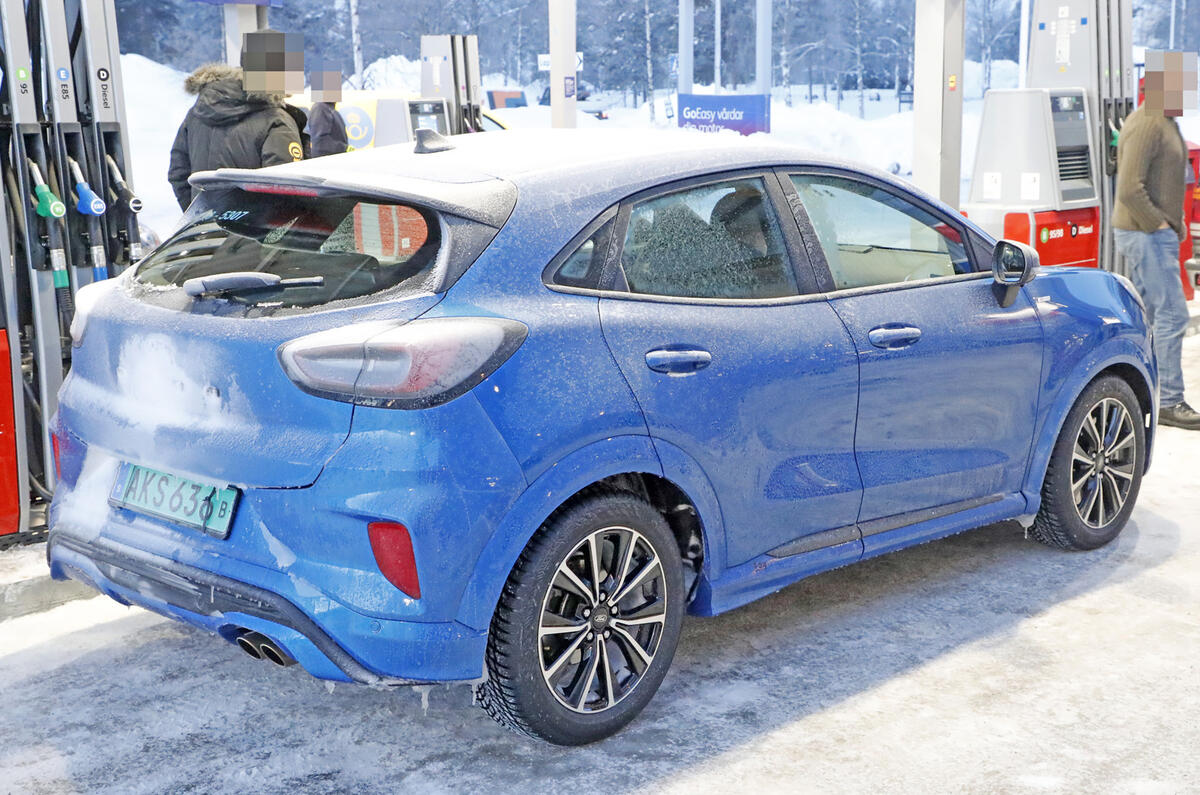 2020 Ford Puma ST prototype - rear
