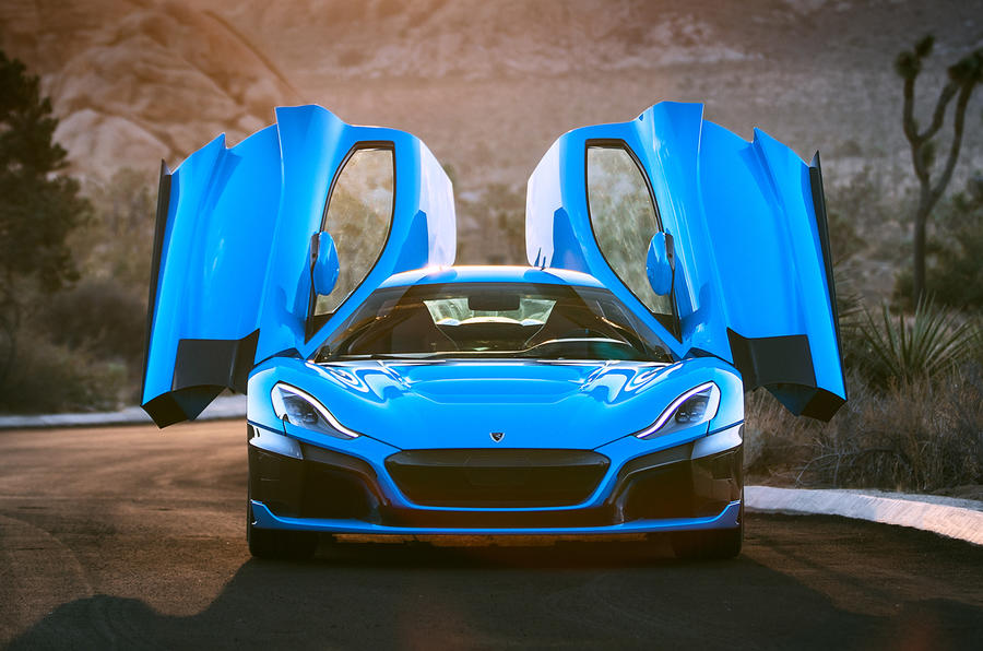 Rimac reveals bespoke C_Two California edition with champagne holder
