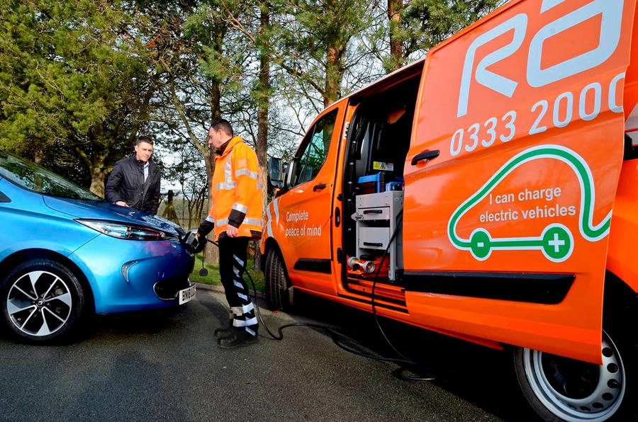RAC new EV recovery scheme